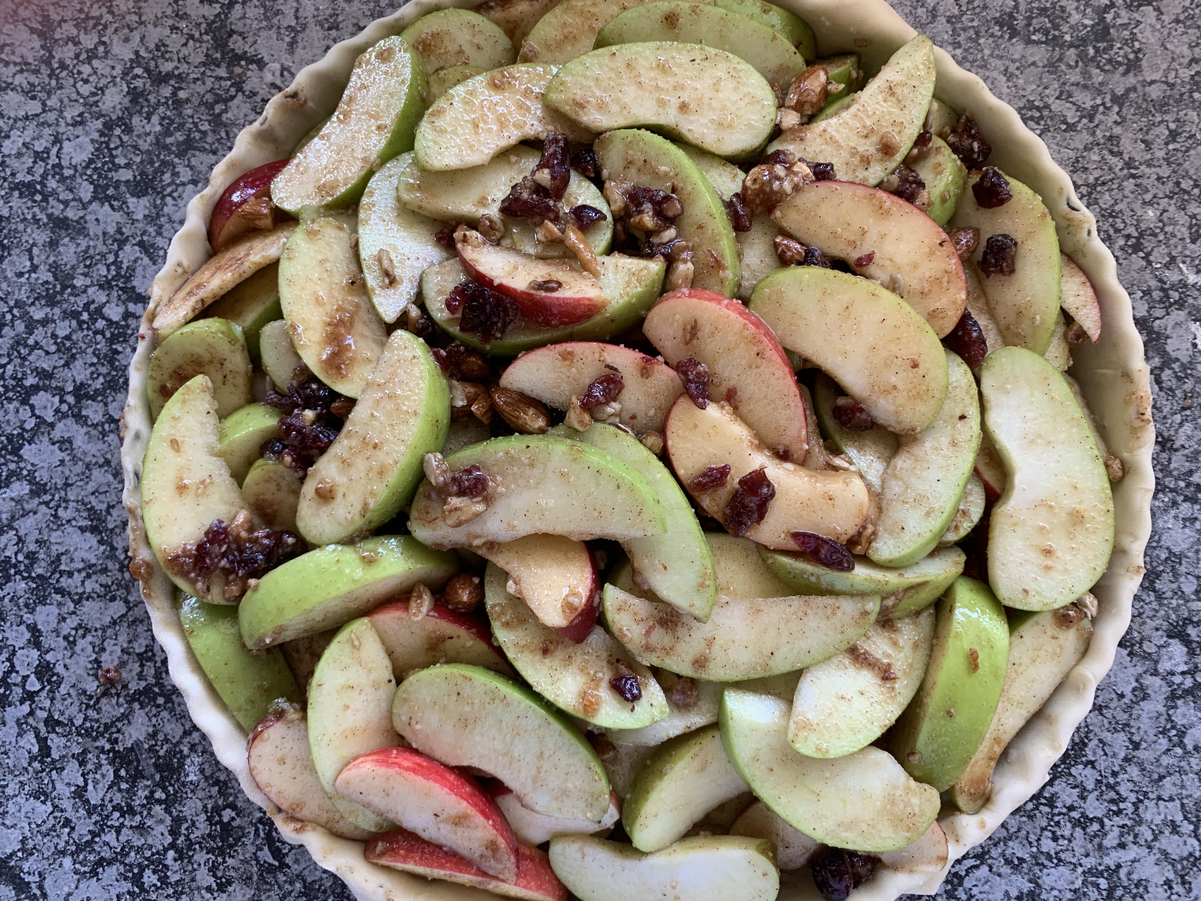 Not Pie In The Sky - Old Fashioned Apple Pie With Nuts and Cranberries - Image 12