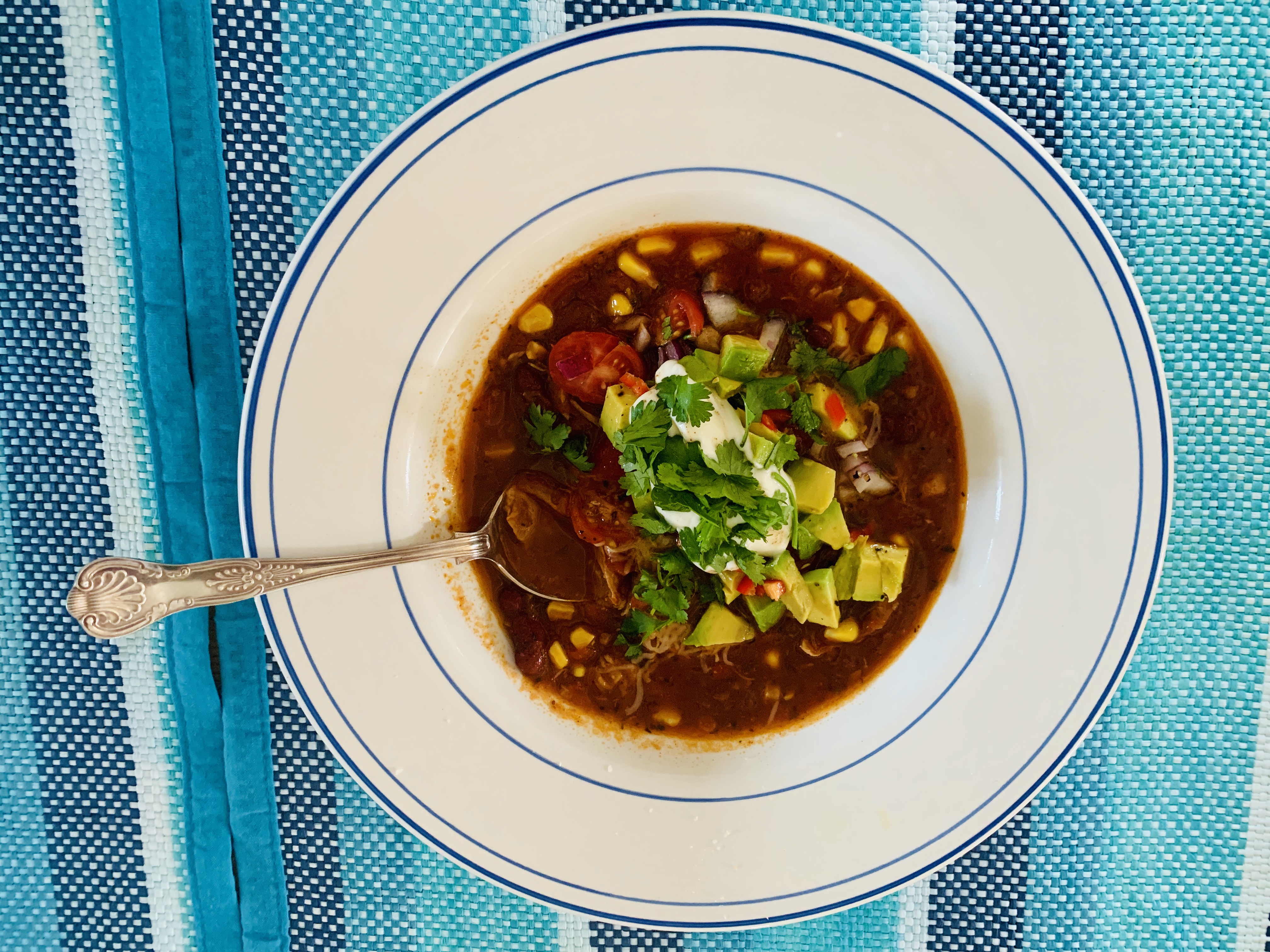 Spicy Mexican Chicken and Corn Soup - Image 3