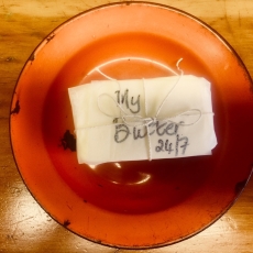 Churning A-Whey Homemade Butter