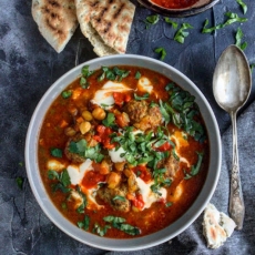 Weekend Inspiration - Moroccan Soup With Spicy Beef Meatballs