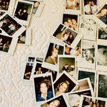 Remains of a stay... the polaroids. Memories