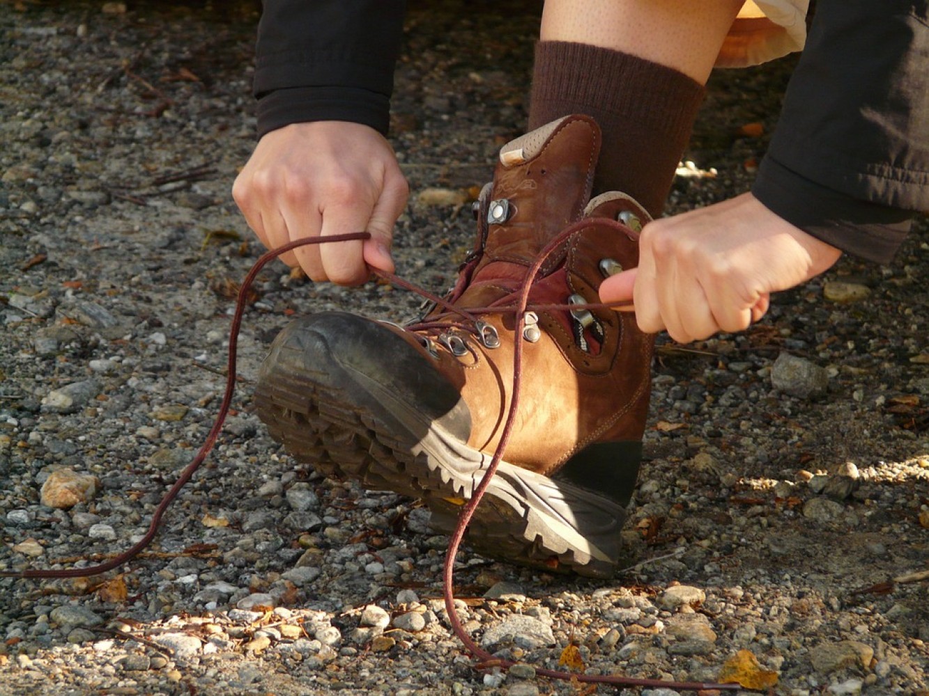 Gearing Up! Ready To Take A Hike