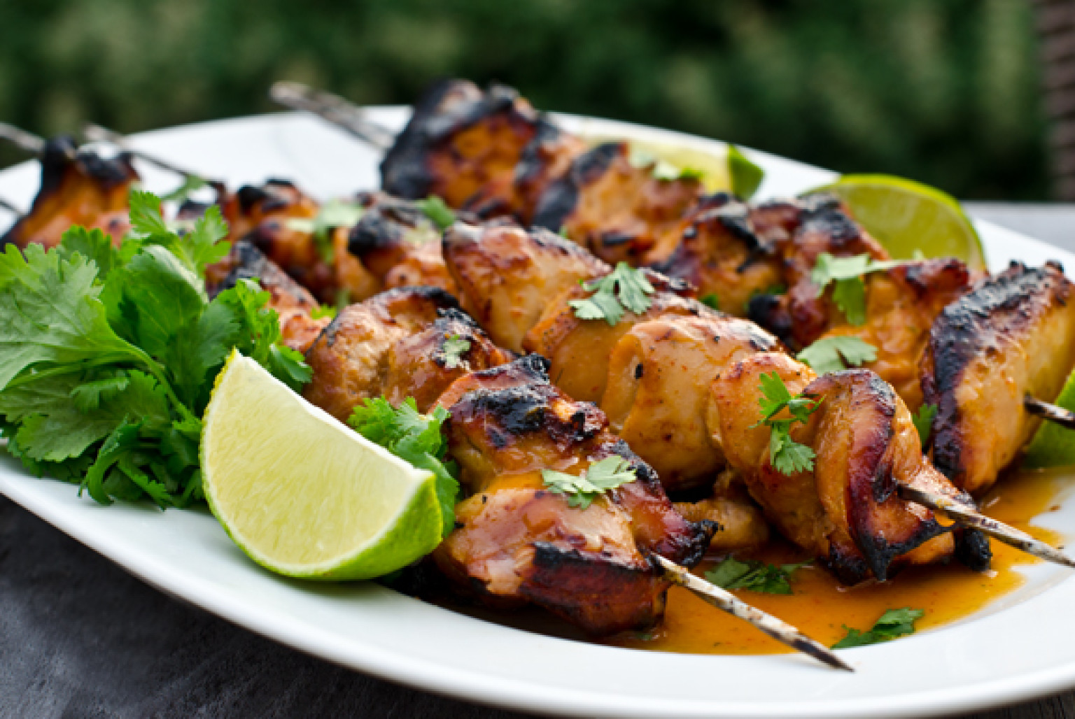 Lemon Grass and Turmeric Chicken Skewers