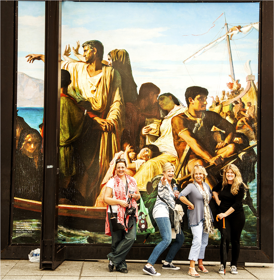 Les Girls are Frenching It - The Backgound