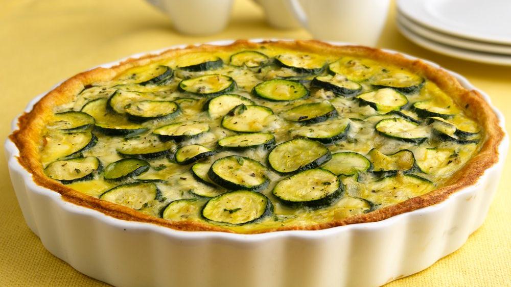 Zucchini and Oregano Quiche