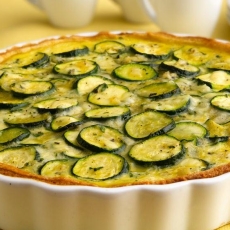 Zucchini and Oregano Quiche