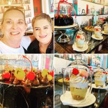 Tea for two at Burgundy! Such a delight to reconnect with one of my oldest friends 👭
